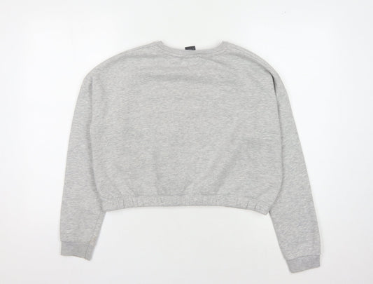Disney Primark Girls Grey Long Sleeve Merry Stichmas Sweatshirt