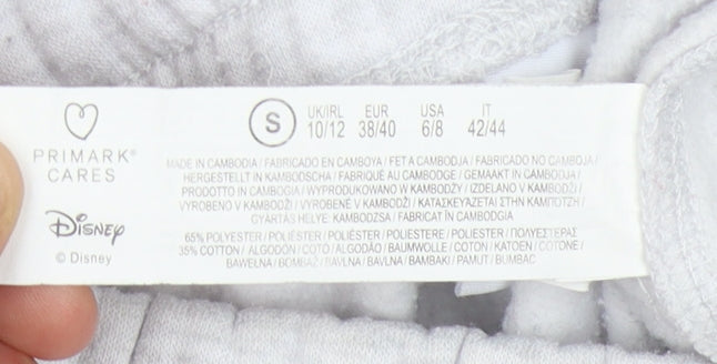 Disney Unisex Grey Jogger Trousers Cartoon Logo S