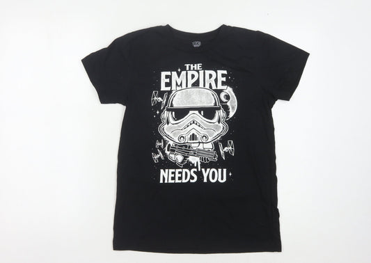 Funko Boys Black Star Wars Graphic T-Shirt L