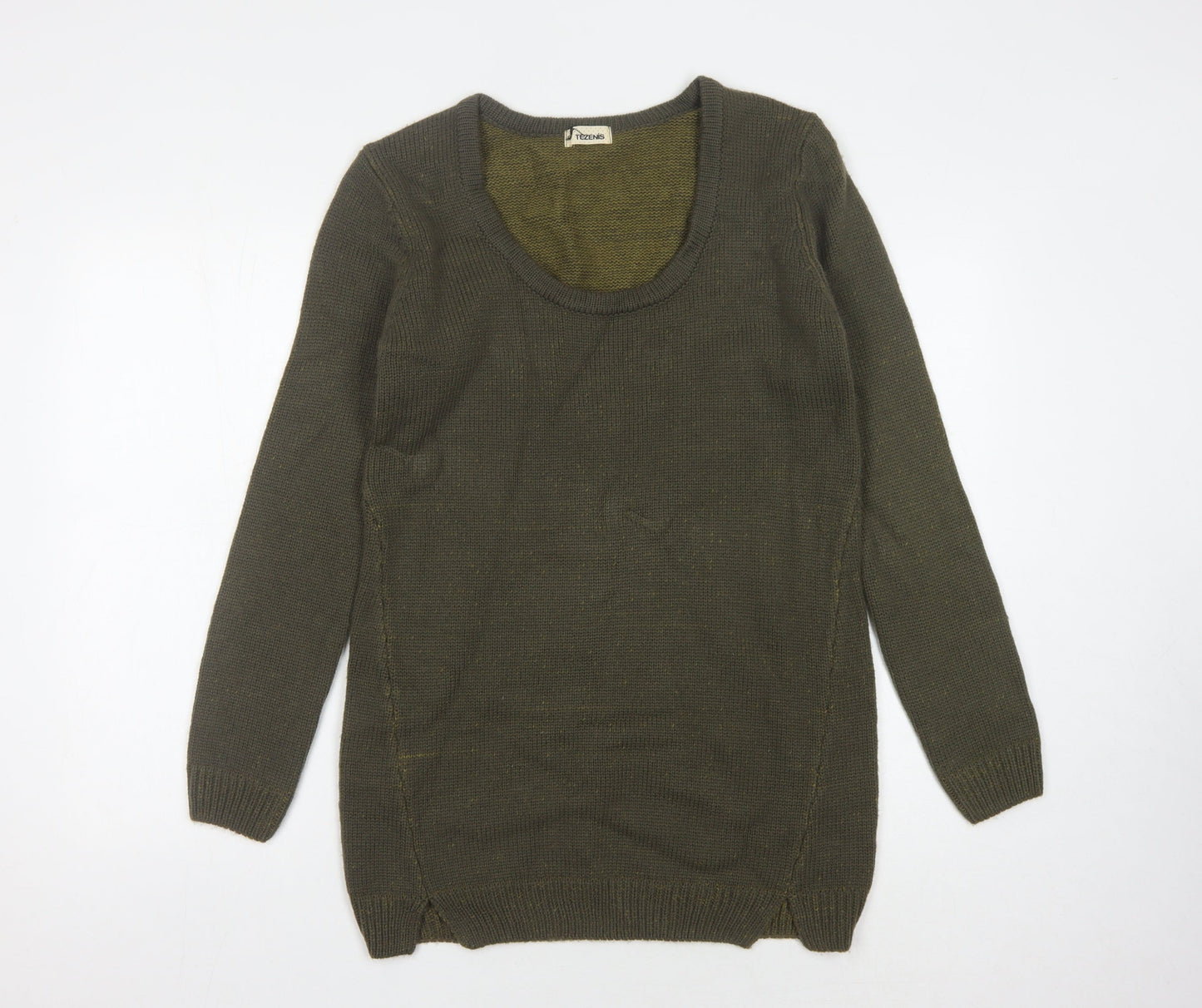 Tezenis Women's Green Pullover Jumper, Size M