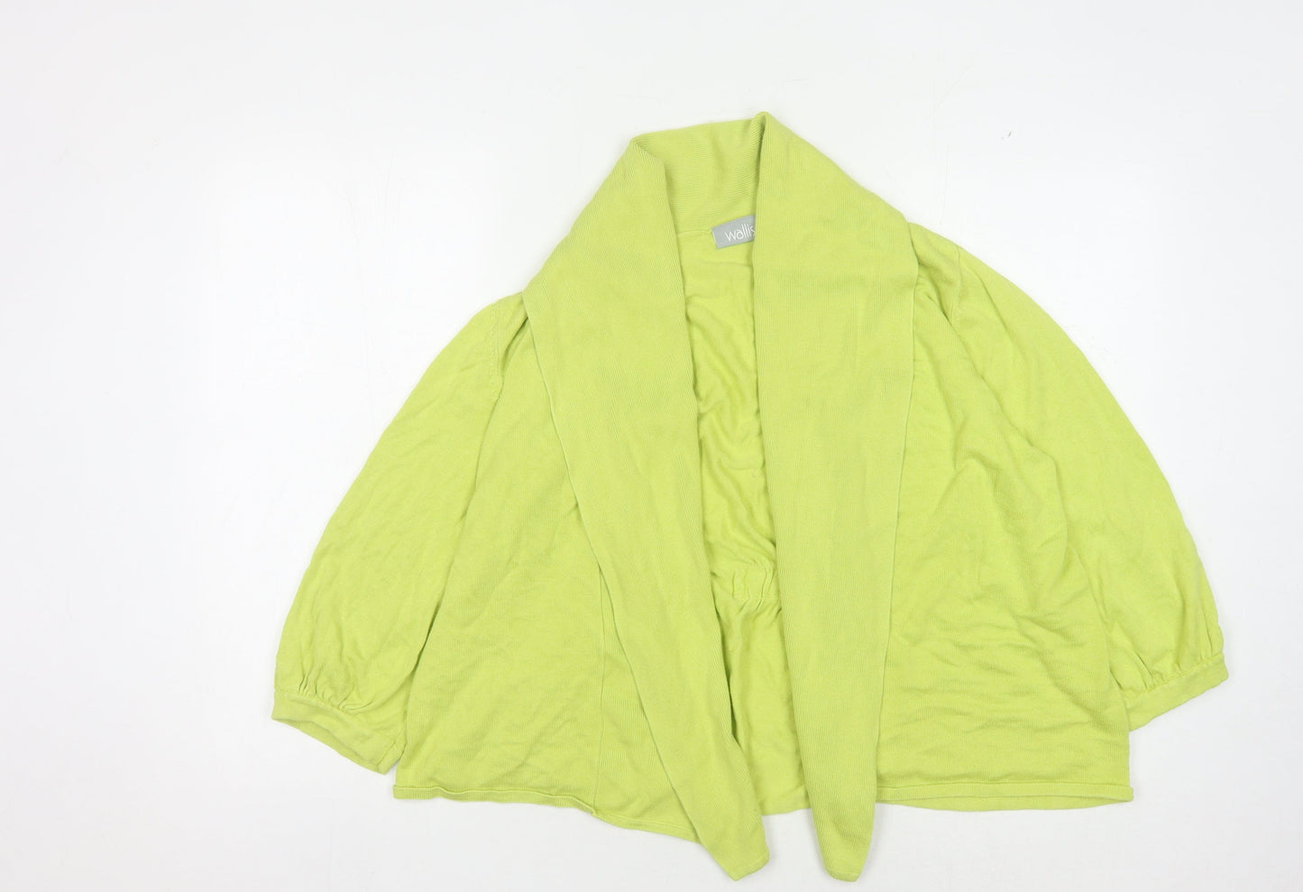 Wallis Women's Green Open front Cardigan L - Cosy & Stylish