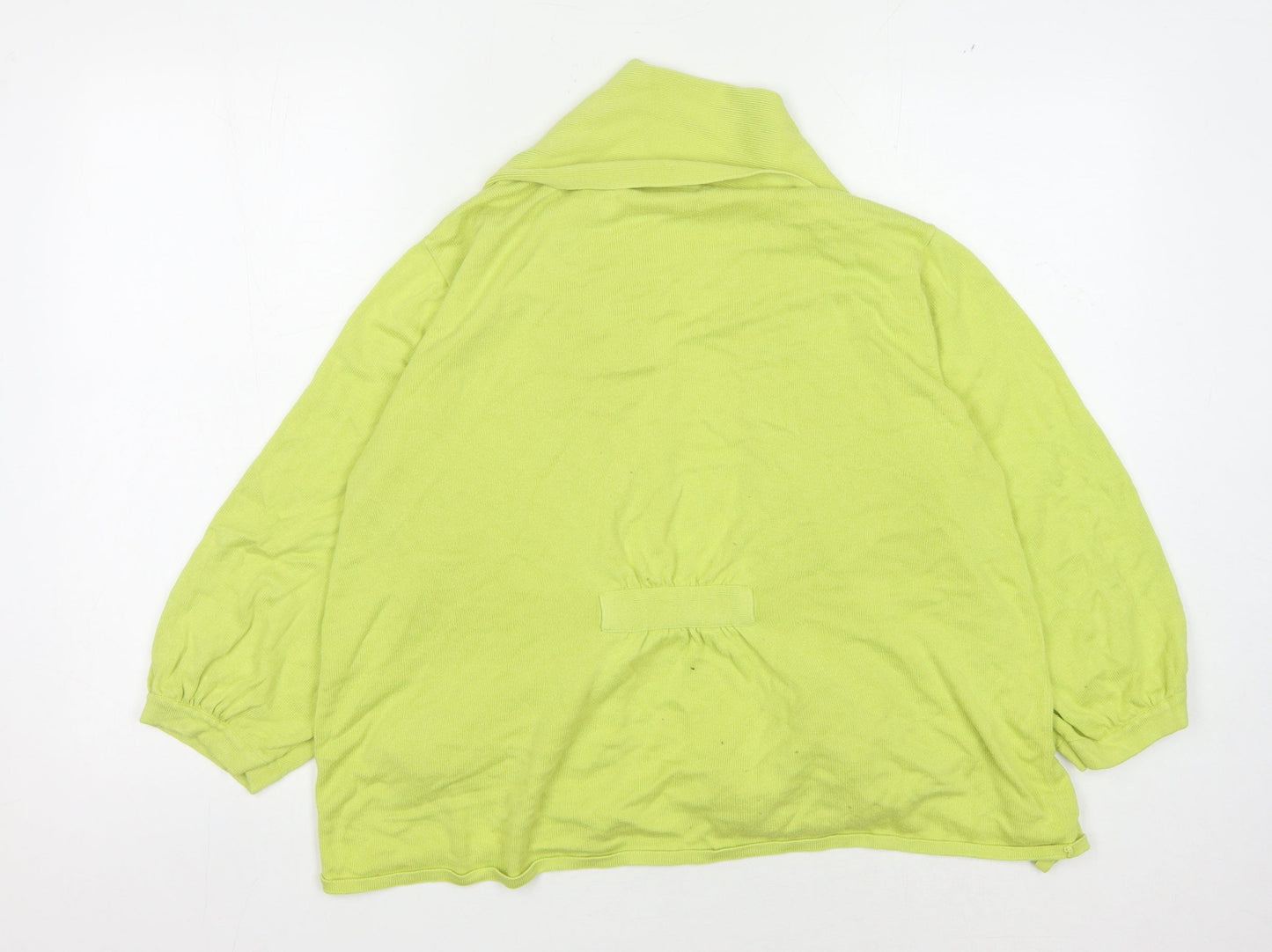 Wallis Women's Green Open front Cardigan L - Cosy & Stylish