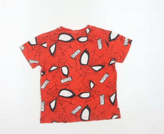 Marvel Boys Spider-Man Red T-Shirt 7-8 Years