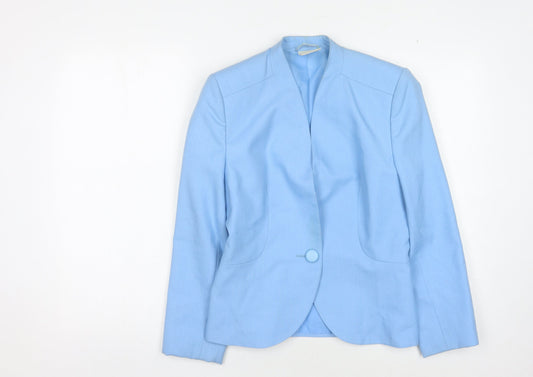Alexon Women’s Blue Blazer, UK Size 10, Shawl Collar