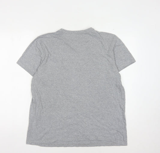 Kin by John Lewis Men's Grey Graphic Print T-Shirt L
