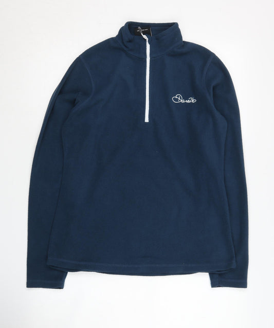 Dare2b Women's Blue Sweatshirt, Size 10, High Neck, Zip