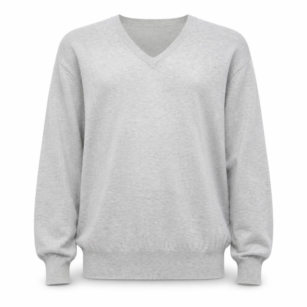 Jeff Banks Men's Grey V-Neck XL Pullover Jumper