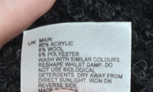 White Stuff Women's Black Regular Jumper, Size 16