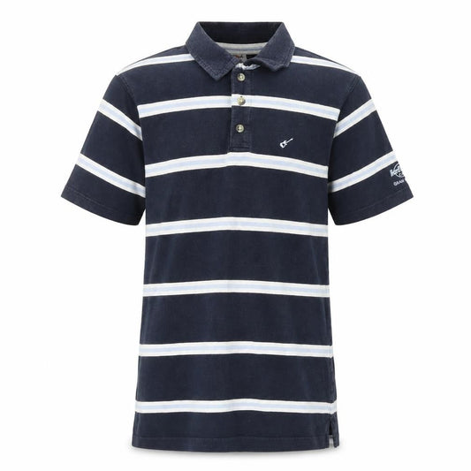 Hard Rock Cafe Men's Black Striped Polo Shirt S