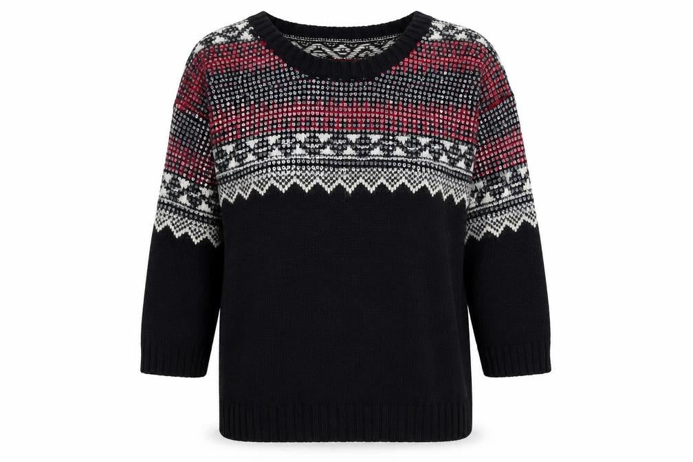 Womens UK S  Superdry Black Jumper Chunky-Knit
