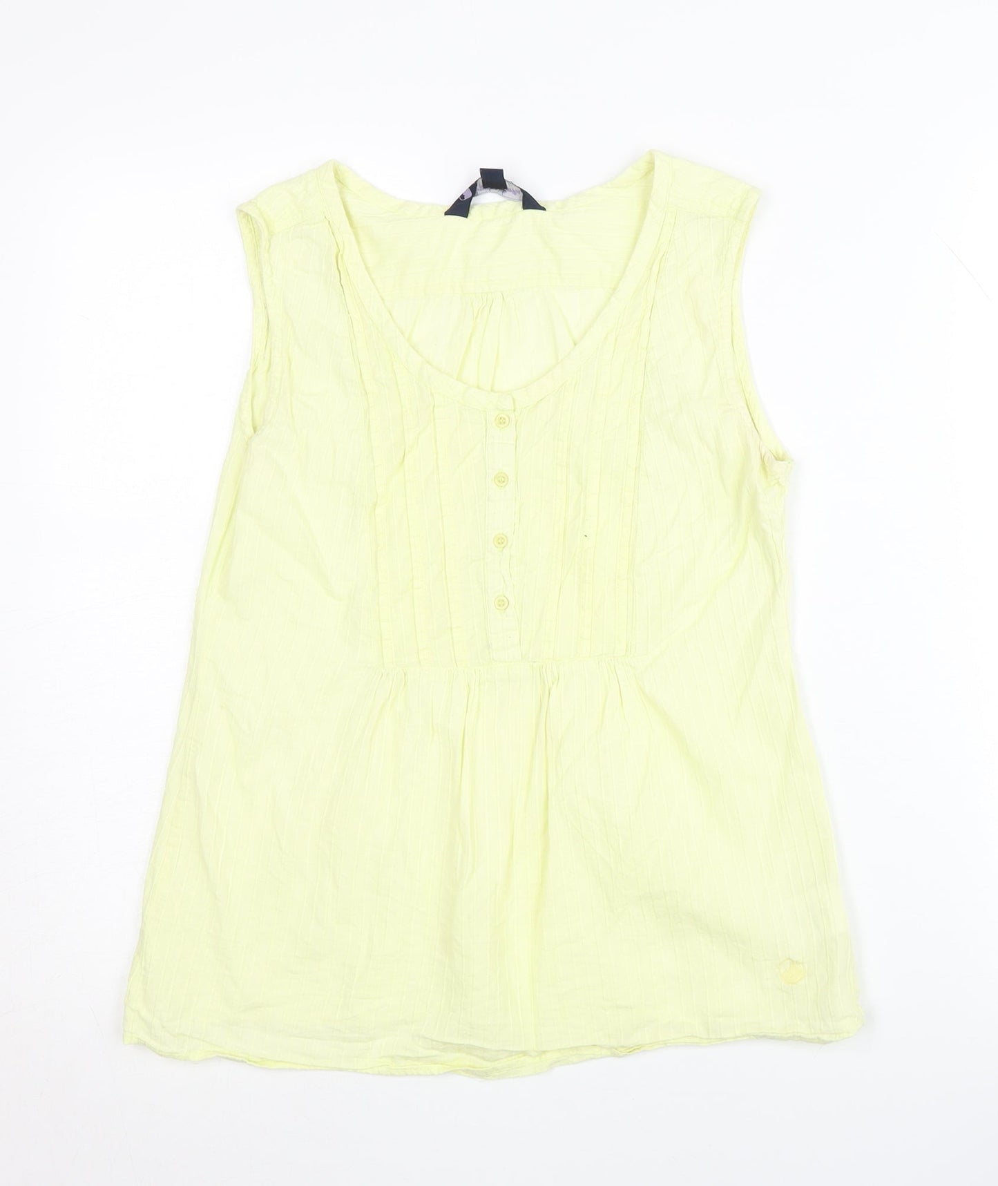 Peter Storm Women's Yellow Basic Blouse Size 10