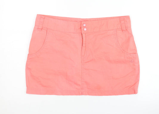Champion Women's Pink Short Cotton Skirt M