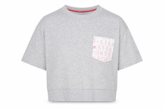 Womens UK Size XS adidas Grey Cotton Blend T-Shirt