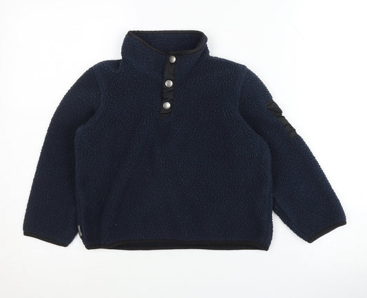 Regatta Boys Blue Fleece Henley Sweatshirt 8 Years