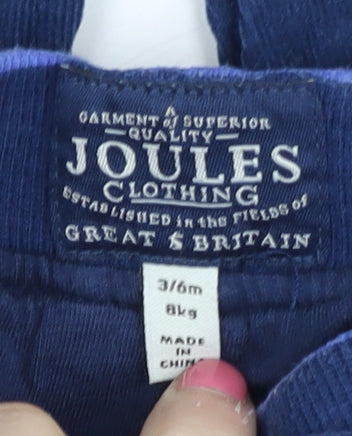 Joules Unisex 3-6 Months Blue Jogger Trousers