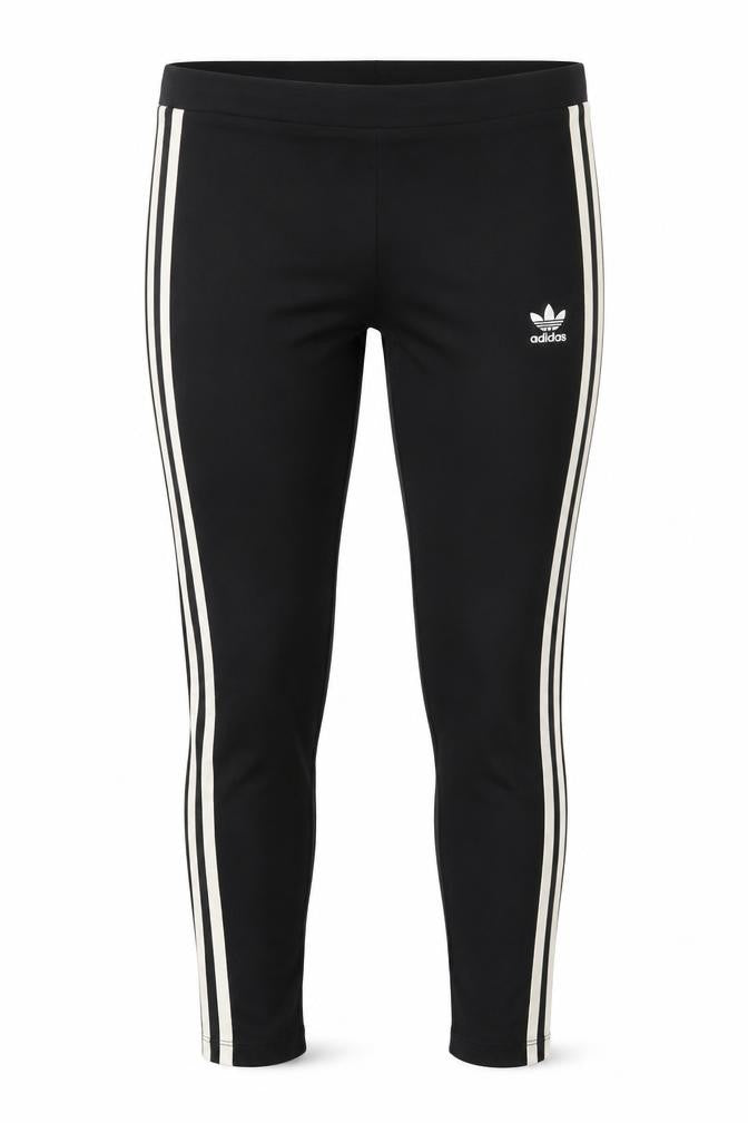 Front view of Adidas Women’s Black Leggings, size UK 10, Gym & Running