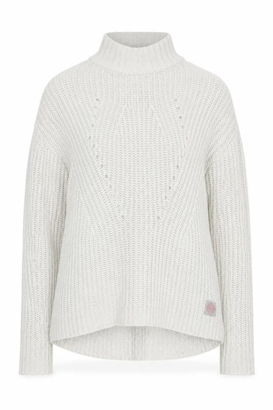 Womens UK XS  Superdry Ivory Pullover Chunky-Knit