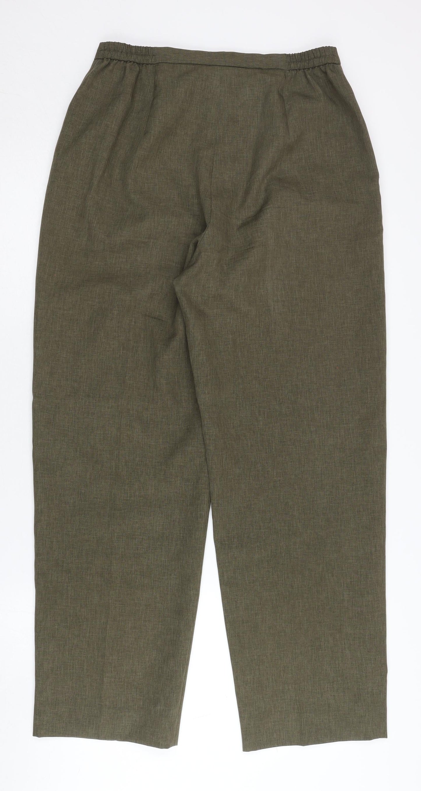 Eastex Women's Green Trousers - Size 17 Regular Fit