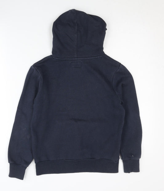 Converse Boys Blue Pullover Hoodie, Size S, Casual All-Season