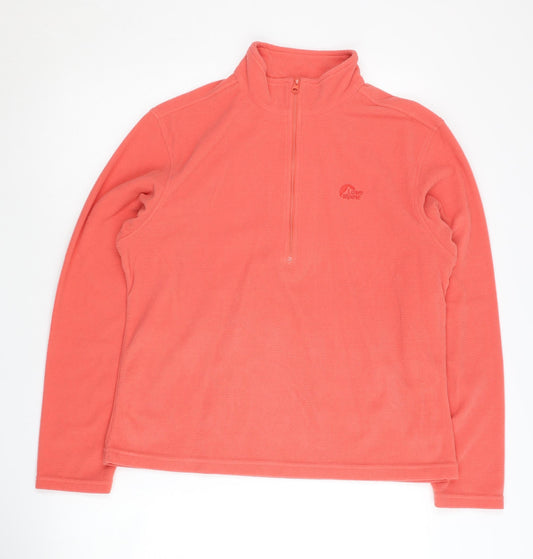 Lowe Alpine Women's Orange Medium 1/2 Zip Sweatshirt