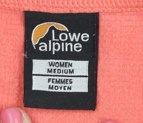Lowe Alpine Women's Orange Medium 1/2 Zip Sweatshirt