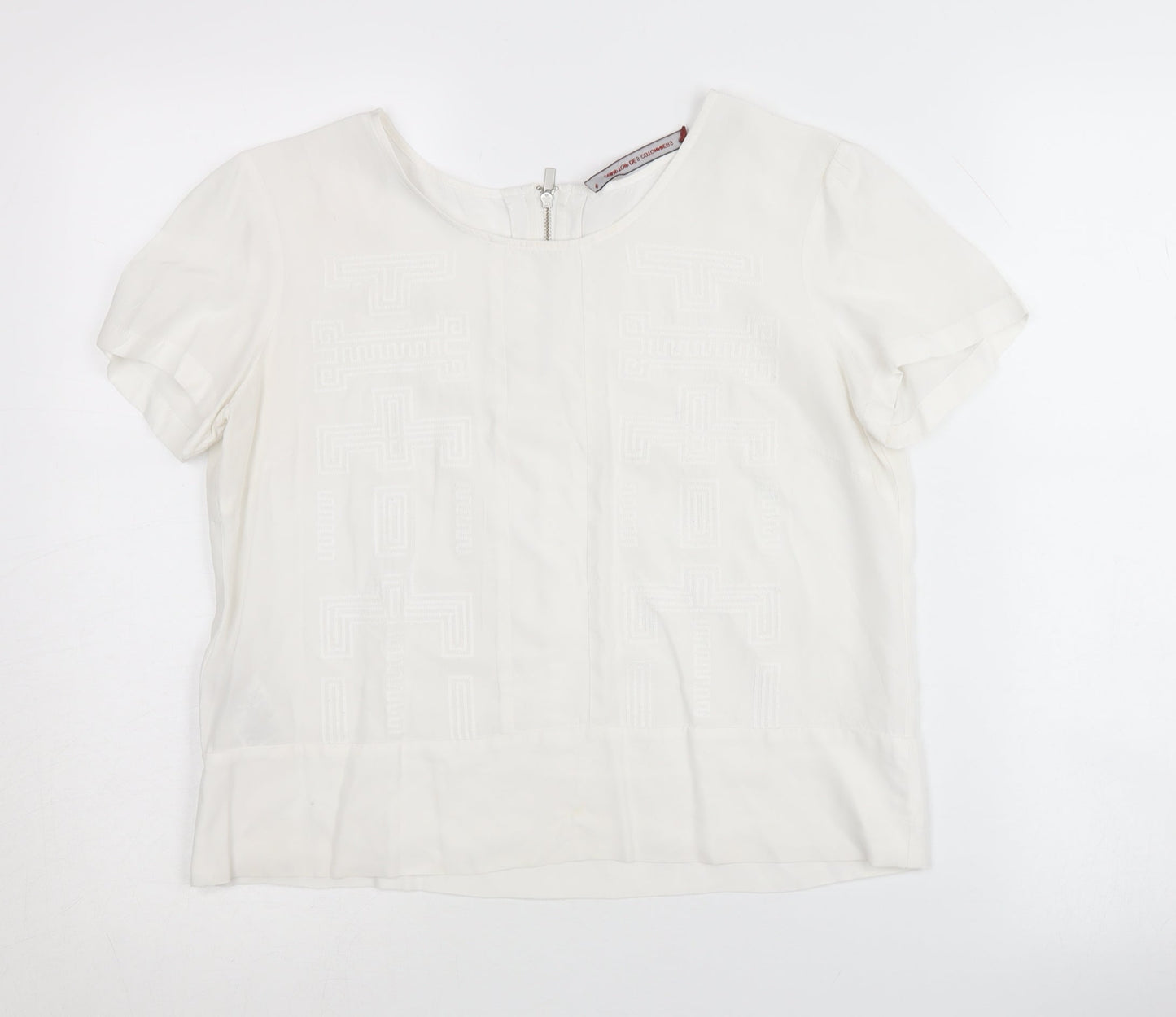 Comptoir des Cotonniers Women's White Blouse Size 10