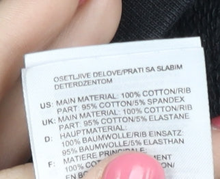 Adidas Women's Black Hoodie, Medium, Brand Logo