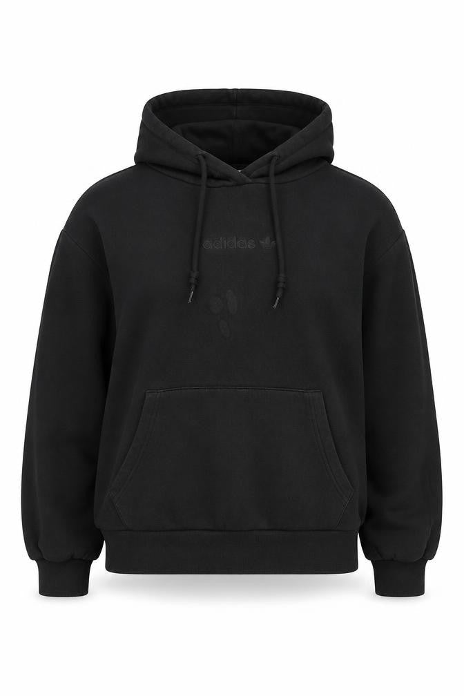 Womens UK 10 Regular adidas Black Pullover Hoodie