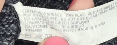 FatFace Women's Blue Knit Pullover Jumper Size 10