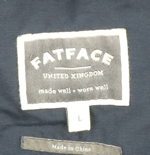 FatFace Men's Blue Basic Jacket - Size L
