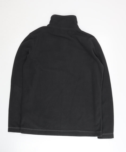 Gelert Men's Black Fleece 1/2 Zip Sweatshirt S