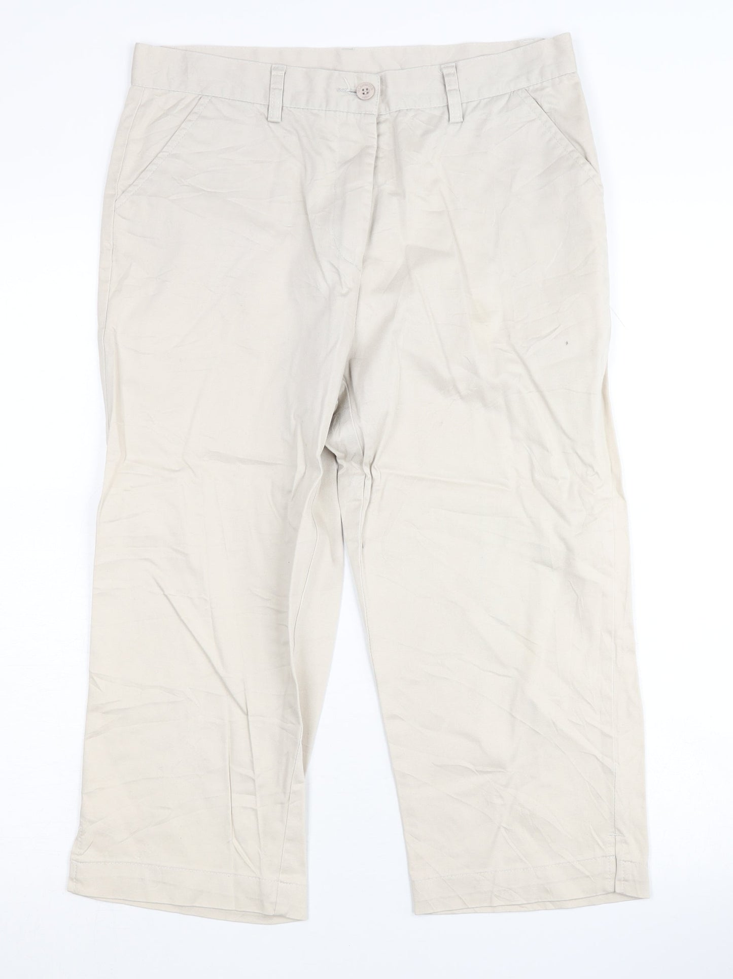 Glenmuir Women's Beige Chino Trousers Size 12