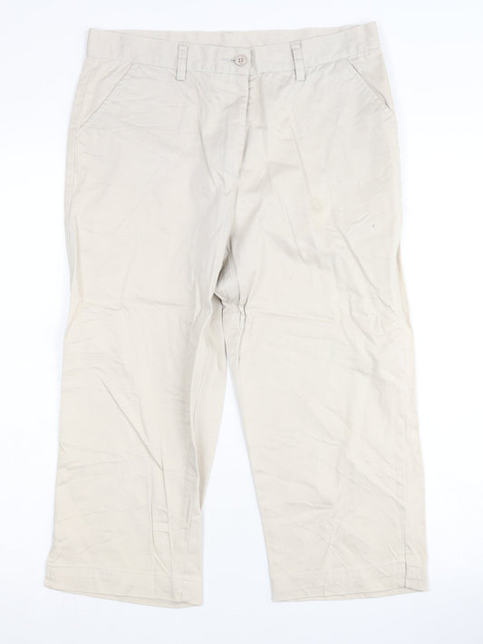 Glenmuir Women's Beige Chino Trousers Size 12