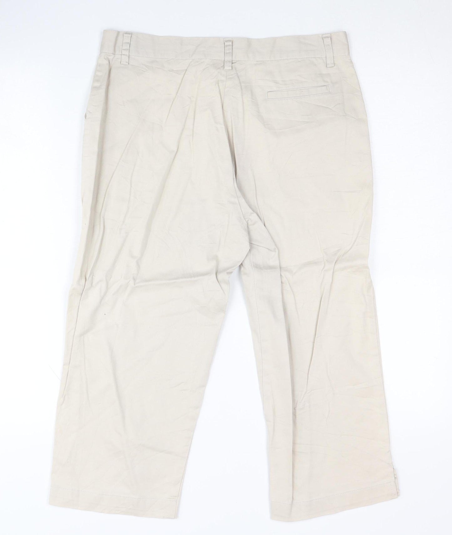 Glenmuir Women's Beige Chino Trousers Size 12