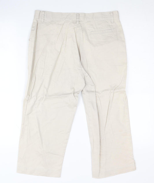 Glenmuir Women's Beige Chino Trousers Size 12