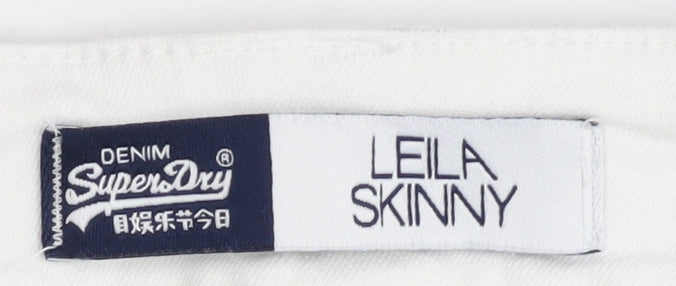 SuperDry Women's White Skinny Jeans Size 2XS