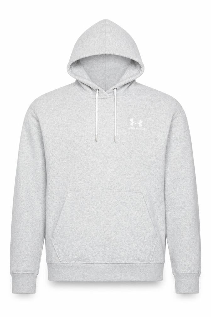 Mens UK M Regular Under armour Grey Pullover Hoodie