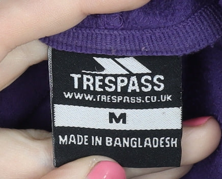 Trespass Women’s Purple Fleece Pullover Hoodie, M