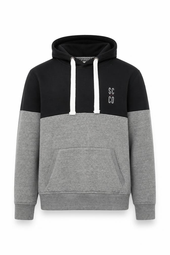 SoulCal & Co Men's Black Grey Pullover Hoodie S