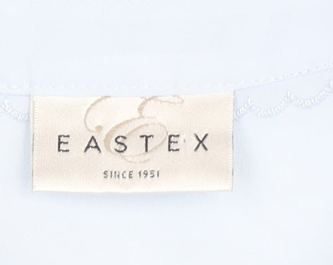 Eastex Women's Blue Short Sleeve Classic Blouse Size 14