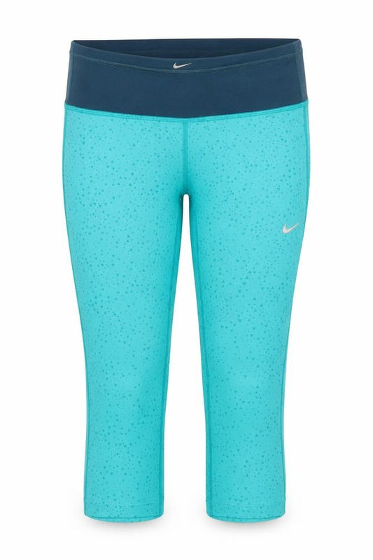 Nike Women's Blue Cropped Leggings S