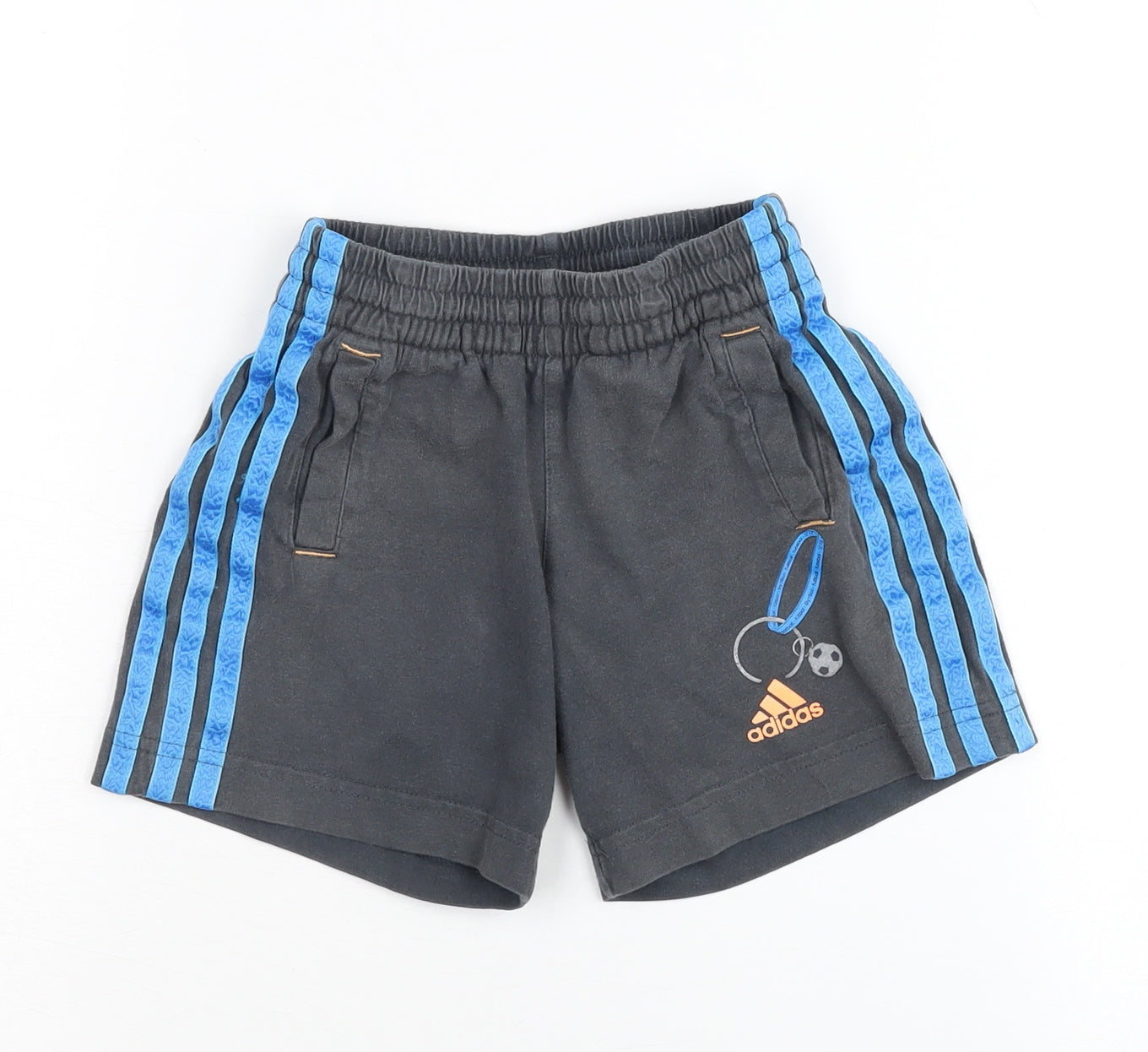 Adidas Boys Black Sports Shorts 3-4 Years Football