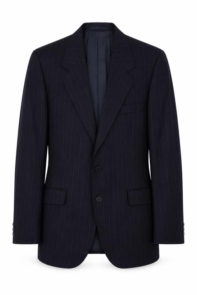Pierre Cardin Men's Blue Striped Blazer Jacket 42