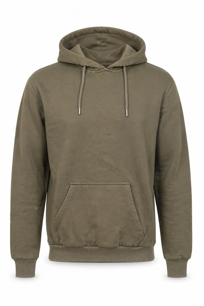 Mens UK XS Classic Firetrap Green Pullover Hoodie