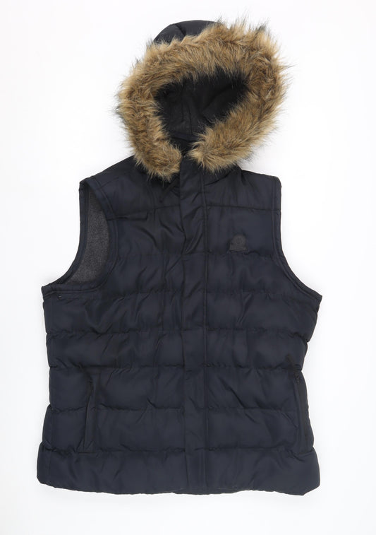 TOG24 Women's Black Padded Waistcoat Size 16