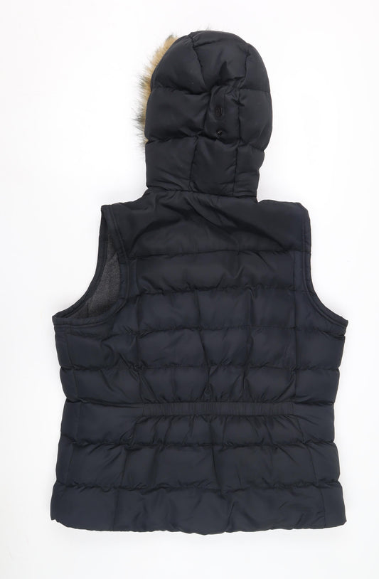TOG24 Women's Black Padded Waistcoat Size 16