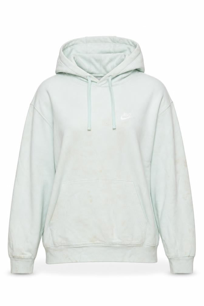 Unisex Adults UK L Regular Nike Green Pullover Hoodie