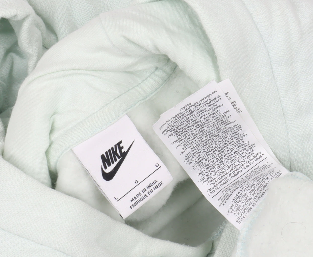 Nike Unisex Green Pullover Hoodie - Size L