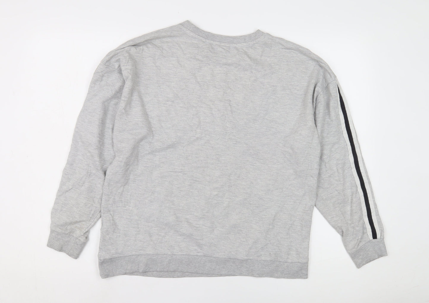 Disney Unisex Grey Mickey Long Sleeve T-Shirt Size 14