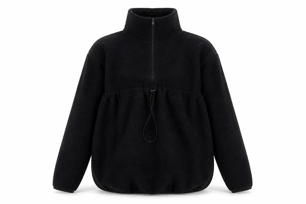 Womens UK 10 Regular Mountain Warehouse Black Pullover Hoodie